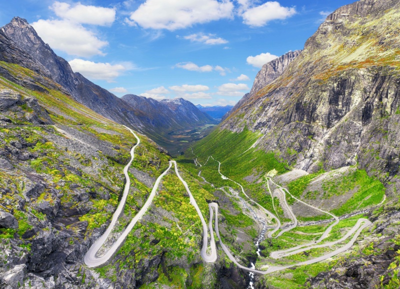 Trollstigen to Geiranger Route
